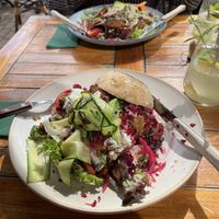Seitan Burger  at De Herbivoor in Groningen