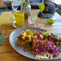 The vegetable cake thing at De Herbivoor in Groningen