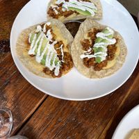 Chickpea chorizo tacos  at Beerline Cafe in Milwaukee