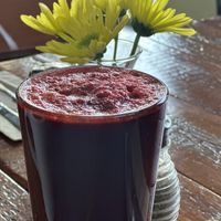 Ruby juice - yum 😋   at Beerline Cafe in Milwaukee