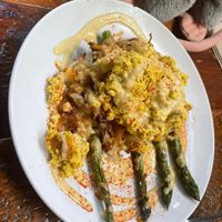 Vegan hash brown Benedict  at Beerline Cafe in Milwaukee