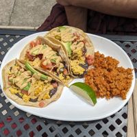 Huevos racheroes at Beerline Cafe in Milwaukee