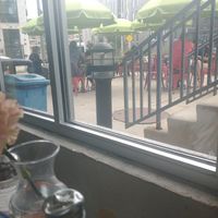 Outdoor seating at Beerline Cafe in Milwaukee
