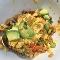 Vegetarian classic breakfast bowl at Beerline Cafe in Milwaukee
