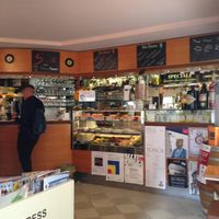 Inside of Brasilia Wine Caffe - traditional Italian café. at Brasilia Wine Caffe in Venice