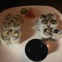 Spicy avocado and popeye roll at Sticky Rice in Richmond