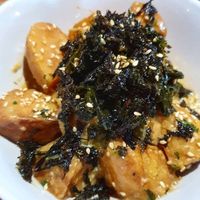 Miso potatoes at The Hug and Pint in Glasgow