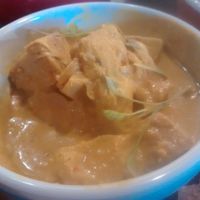 Jackfruit curry at The Hug and Pint in Glasgow