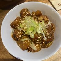 Black bean potatoes   at The Hug and Pint in Glasgow