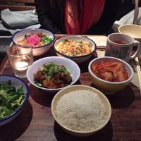 All the plates! Get as much as you can!  at The Hug and Pint in Glasgow