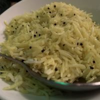 Lemon rice   at Indian Temptation in Bath