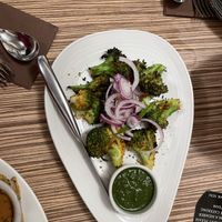 Spicy broccoli 🥦   at Indian Temptation in Bath
