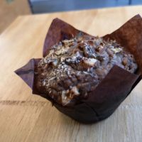 Muffin banane at ROOTS - Amstelveenseweg in Amsterdam