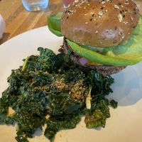 Vegan burger   at True Food Kitchen in Houston