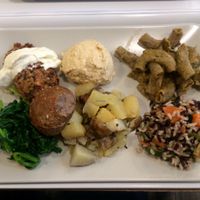 lunch plate...WOW!! at BistroBio in Milan