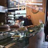 Chef in action at BistroBio in Milan