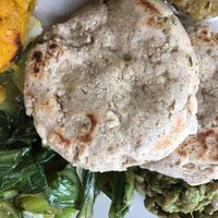 Gluten free pepper pita at BistroBio in Milan