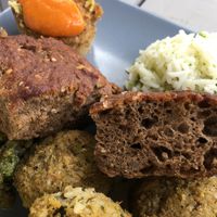 Wholegrain focaccia at BistroBio in Milan