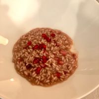 Risotto  at BistroBio in Milan