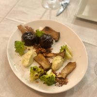 Tempeh medallions  at BistroBio in Milan