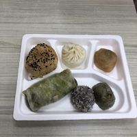 breakfast  at Qīng Qí SùShí in Tainan