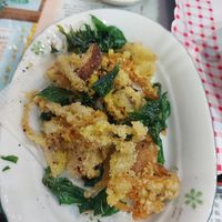 Fried mushrooms at Fu Hsin Vegetarian in Tainan
