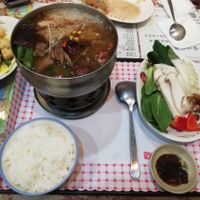 Sesame oil hot pot at Fu Hsin Vegetarian in Tainan