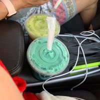 Ready for out long trip at Tippi Teas in El Paso