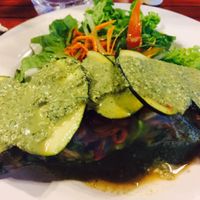 Basil raw wraps  at Alkaline Restaurant in Canggu