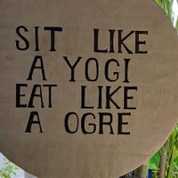 Sign at Alkaline Restaurant in Canggu