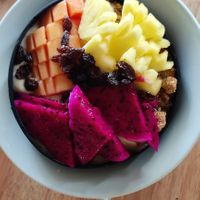 Tutti frutti smoothie bowl at Alkaline Restaurant in Canggu
