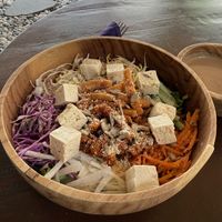 Tofu Tempe salad was amazing   at Alkaline Restaurant in Canggu