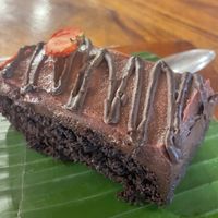 Choc cake   at Alkaline Restaurant in Canggu