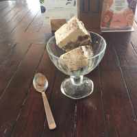 Tiramisu Ice cream bitter sweet ;) at Alkaline Restaurant in Canggu