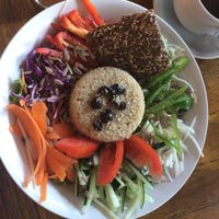 Quinoa salad  at Alkaline Restaurant in Canggu