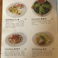 Menu at Alkaline Restaurant in Canggu