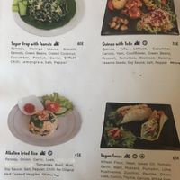 Menu at Alkaline Restaurant in Canggu