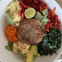Healthy gut bowl  at Motion Cafe in Canggu