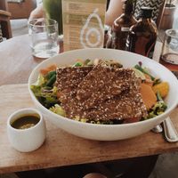 Sweet potato salad at Motion Cafe in Canggu