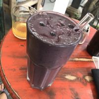 Vegan Açai Protein Smoothie at Motion Cafe in Canggu