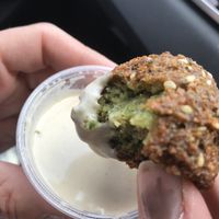 Falafel and Tahini  at Bakery House in Reading