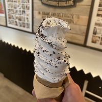 Oreo cone at VeganBurg in San Francisco