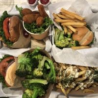 😛 at VeganBurg in San Francisco