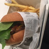 burgers come in cute metal boxes at VeganBurg in San Francisco