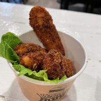 Chicken strips at VeganBurg in San Francisco