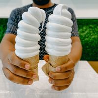 Soft serve at VeganBurg in San Francisco