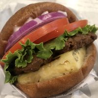 Teriyaki burger  at VeganBurg in San Francisco