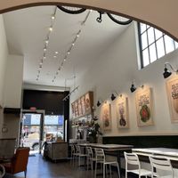 Self ordering at the front   at VeganBurg in San Francisco