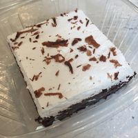 Cake at VeganBurg in San Francisco