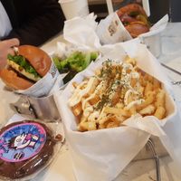 Garlic fries at VeganBurg in San Francisco